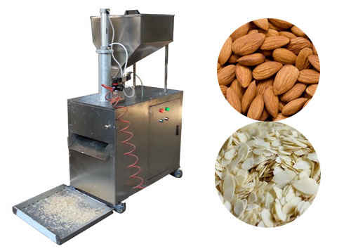 automatic nuts slicing machine/almond slice cutting