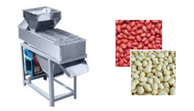 Peanut peeling machine