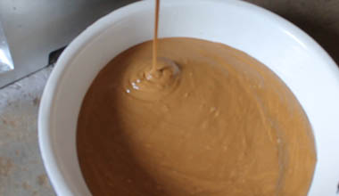 Working video peanut butter grinder VI