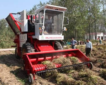 peanut harvesting machinery