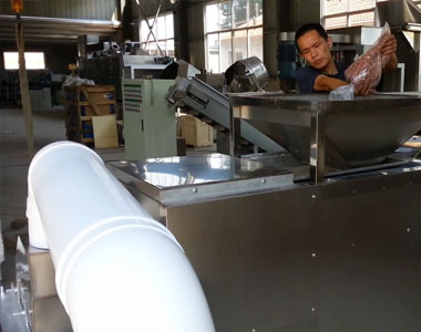 Video of peanut splitting machine working