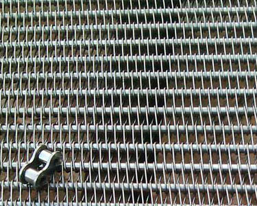 Mesh belt of the vegetable washing machine