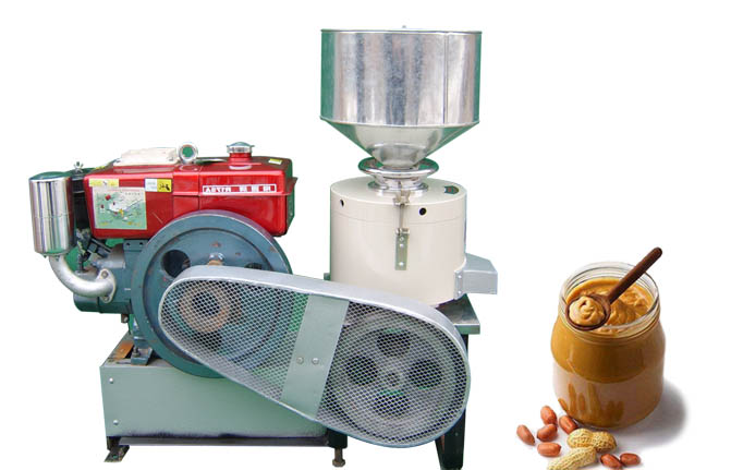 Diesel engine peanut butter machine