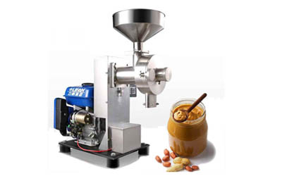 Gas engine peanut butter machine