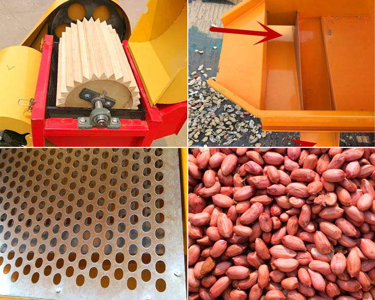 Groundnut seed sheller machine