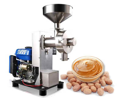 Gas engine peanut butter machine