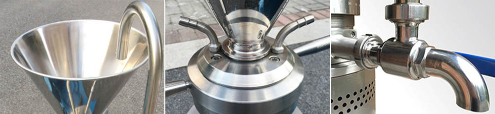 machine pâte d'arachide, tuyau de circulation de la machine à beurre de cacahuète