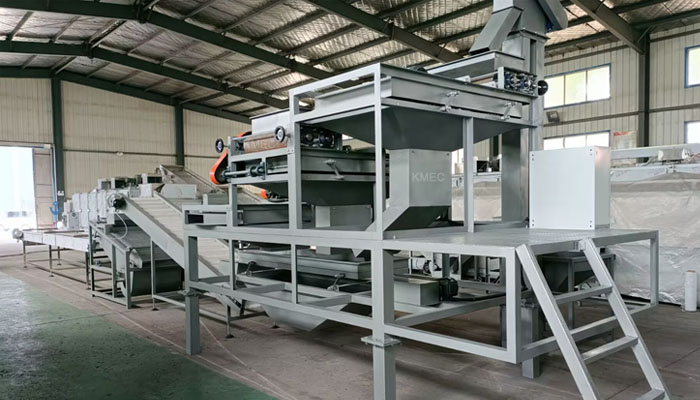 ligne de production de décorticage d'amandes