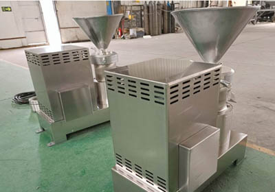 The Pakistani customer purchased two Model 130 peanut butter machines