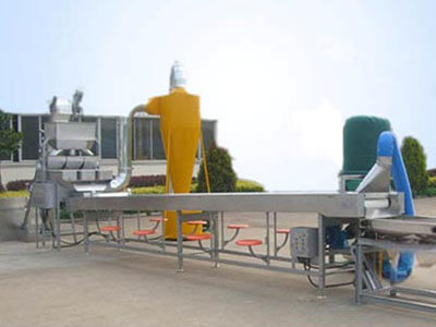 Peanut peeling equipment production line
