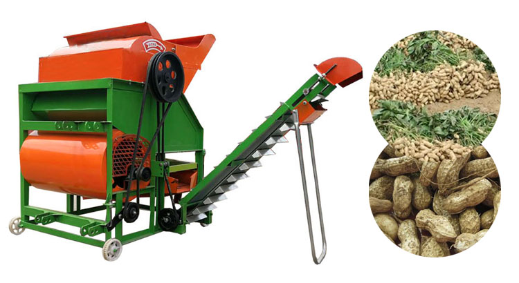 Peanut picking harvester machine
