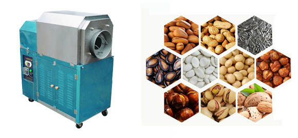 Peanut roasting machine