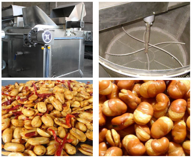 Electric Peanut Fryer Machine