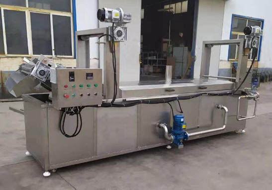 Continuous automatic peanut frying machine