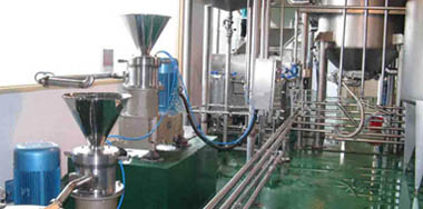 Peanut butter processing line