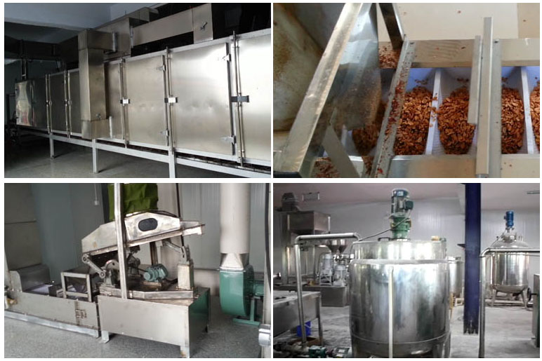 Jin Shunda 10MT peanut butter production line