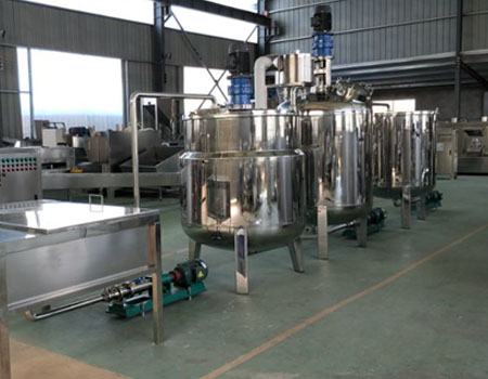 Peanut Butter Processing Line, Automatic Peanut Butter Processing Equipment