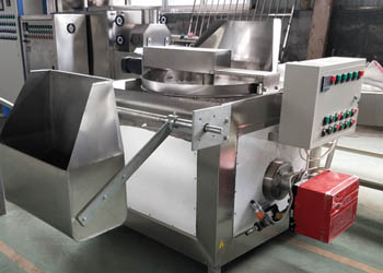 The process and technology of peanut fryer machine