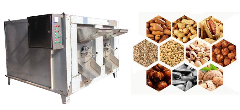 peanut roaster machine