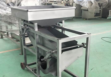 Congo customer ordered GT-12 peanut peeling machine and accessories