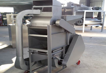 Usage of peanut shelling machine