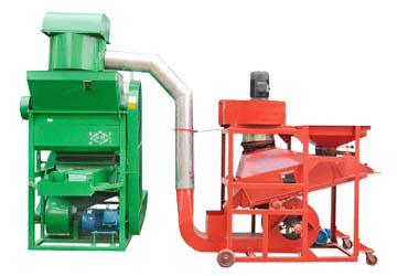 Daily using method of peanut shelling machine