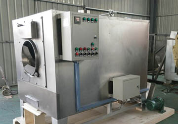 Romanian customer ordered sesame roasting machine from our company