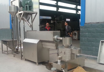 Customer from Israel purchased sesame processing equipment recently