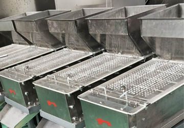 Peanut roasting machine, peeling machine and peanut butter machine were ordered in December