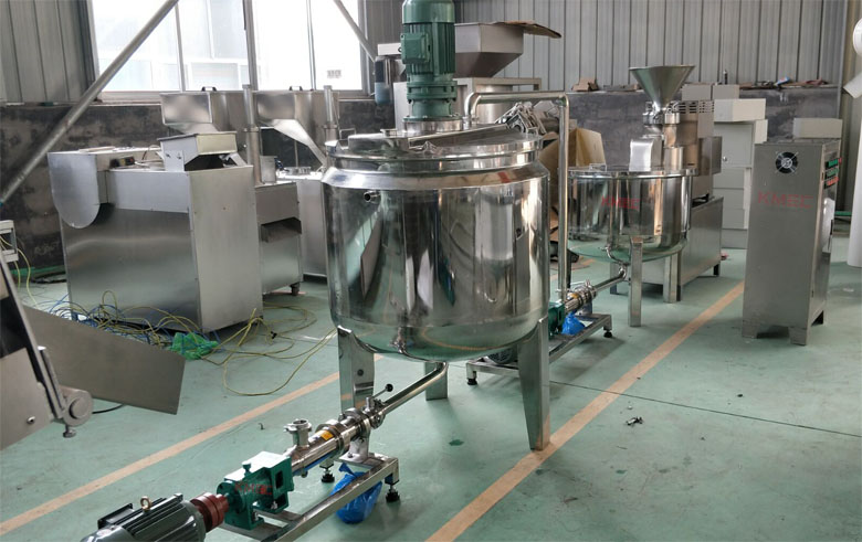 Tanzania customer purchased peanut butter production line