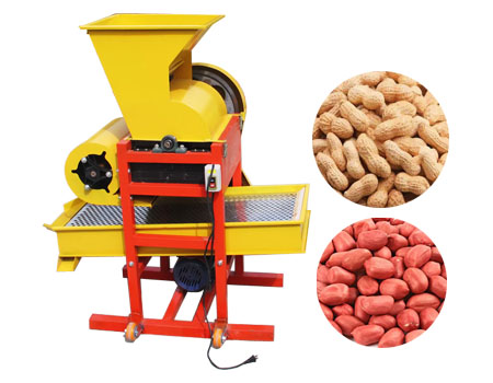 Using environment of peanut shelling machine