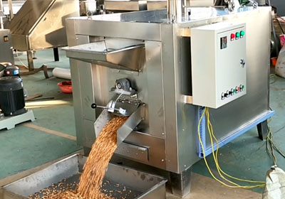 Overhaul procedures of peanut machinery
