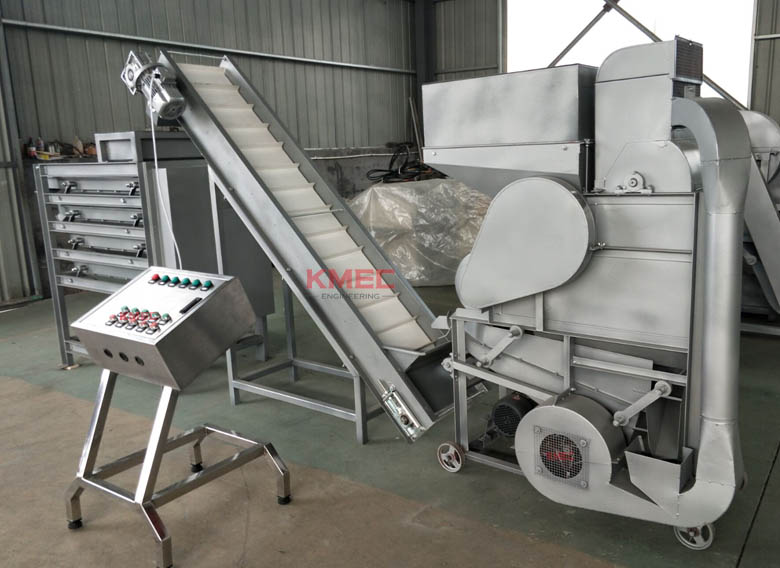 Peanut shelling machine