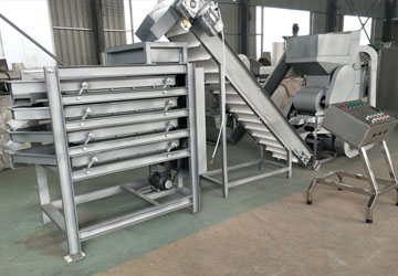 Practicability of peanut sieving machine