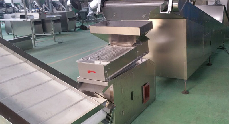 Application of peanut peeling machine in peanut butter production line