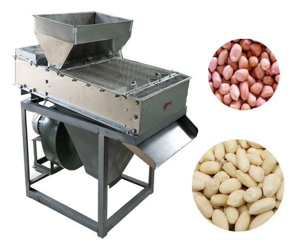 Dry type peanut peeling machine