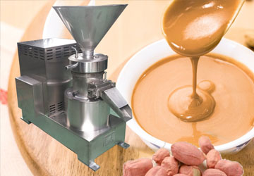 Why is the butter ground by peanut butter machine rough?