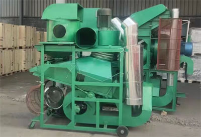 Operation sequence of peanut sheller machine