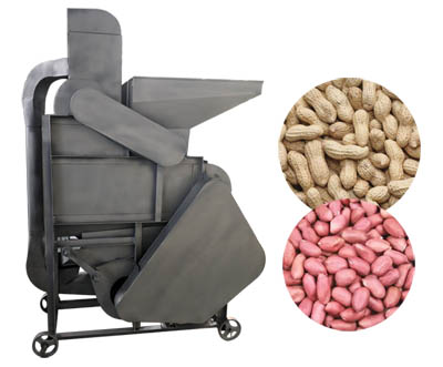 Daily adjustment of peanut shelling machine