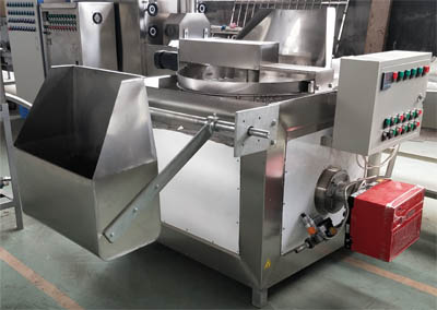 Why is peanut frying machine widely used?