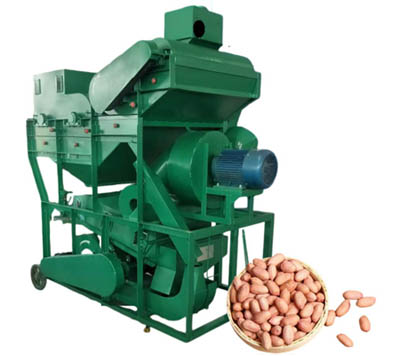 What can’t be done when using peanut sheller machine?