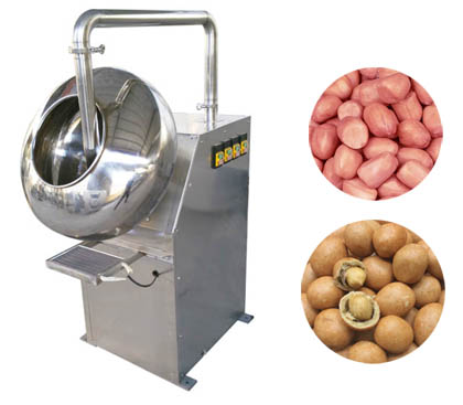 Why is peanut coating machine equipped with heating system?