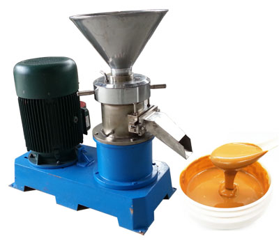 What caused the blockage of peanut butter machine?