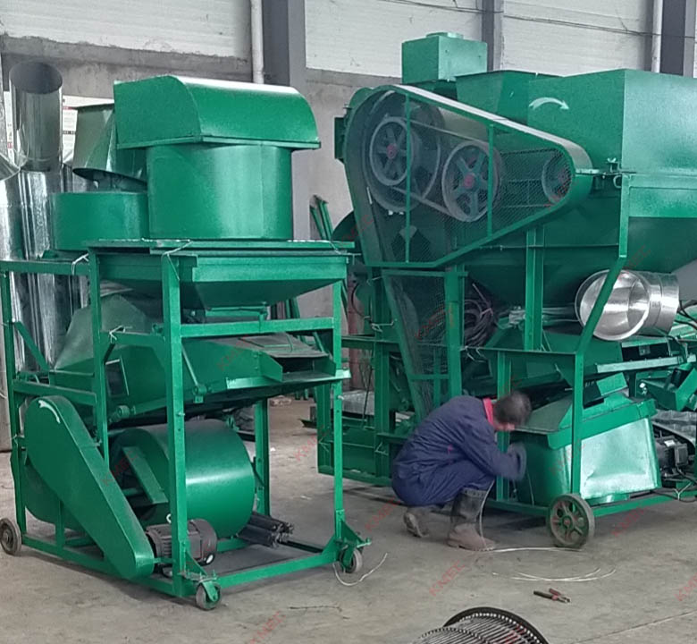 What types of debugging does peanut shelling machine usually involve?