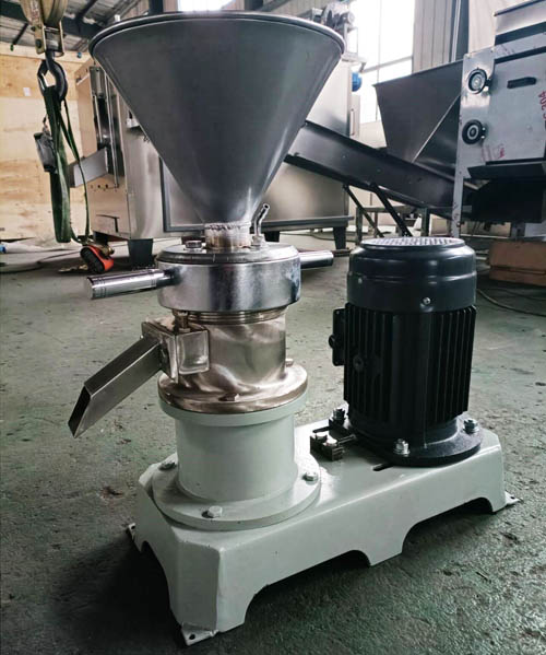 Tanzanian customer purchased peanut butter machine from our company