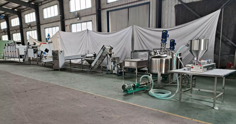 Peanut butter production line