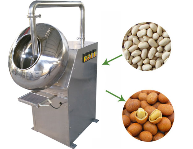 How to avoid material adhesion in the coating process of peanut coating machine?