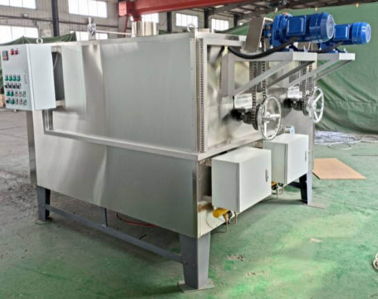 Peanut roasting machine