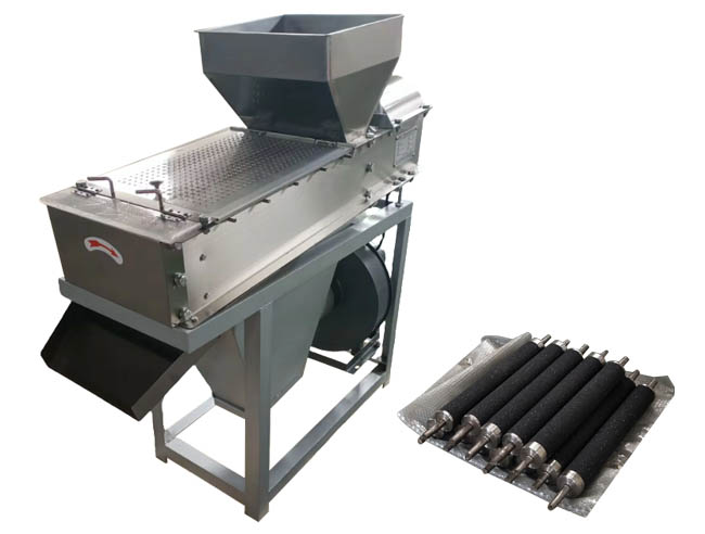 Peanut peeler machine and sand roller